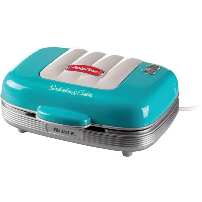 Abbildung von Ariete 3 in 1 Sandwichmaker &quot;Party Time 1972B blau&quot;, 700 W
