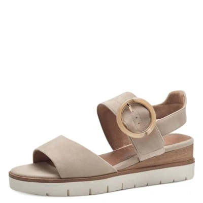Abbildung von Tamaris Plateausandalette, Damen, Größe: 41, Ivory uni Schuhe