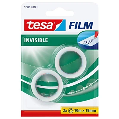 Abbildung von 6 x Tesa Klebefilm tesafilm matt unsichtbar 19mmx10m 2 Rollen Blister
