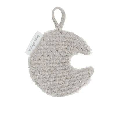 Abbildung von Baby&#039;s Only Schnullertuch Sky Herzförmige Nuckeltuch aus Baumwolle mit Teddystoff 20x20 cm für Jungen und Mädchen Urban Taupe