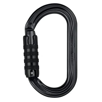 Abbildung von PETZL m33 a TLN Neue OK leicht oval Karabiner, triact Lock, schwarz, M33A