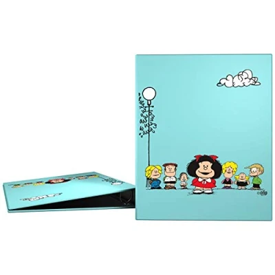 Abbildung von Grafoplás 88141947 carpeta 4 Ringe A4 Design Mafalda Freunde, 25 mm