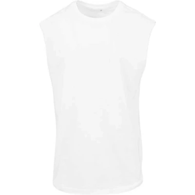 Abbildung von Build Your Brand Herren BY256 Oversized Sleeve Tee T Shirt, White, S