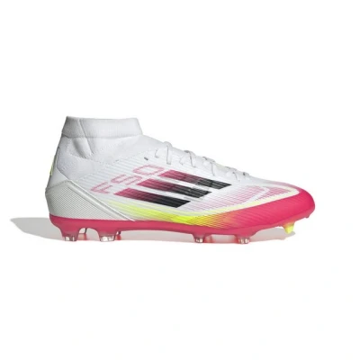 Abbildung von adidas Performance F50 League FG/MG Fußballschuh Nocken, Herren, Größe: 44, Footwear white/core black/solar yellow Schuhe
