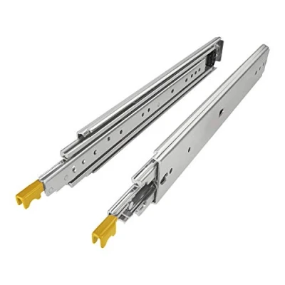 Abbildung von 1 Paar Junker Schwerlastauszüge KV2 200 H76 L800 LC 812,8 mm mit Lock in/out Einrastfunktion Schwerlast Vollauszug belastbar bis Kg