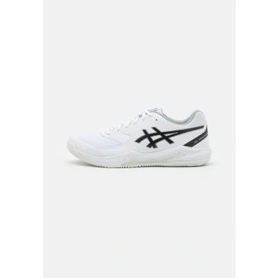 Abbildung von Asics Geldedicate 8 CLAY Tennisschuh für Sandplätze, Herren, Größe: 49, White/black Lederimitat/textil
