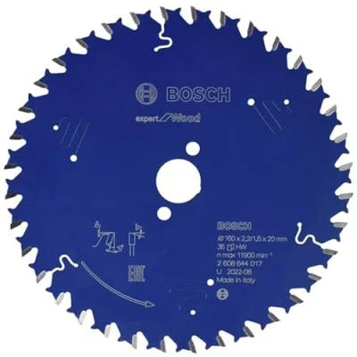 Abbildung von Bosch Accessories Professional 1x Kreissägeblatt Expert for Wood (Holz, Sägeblatt Ø 160 x 20 1,8 mm, 36 Zähne, Zubehör Kreissäge)