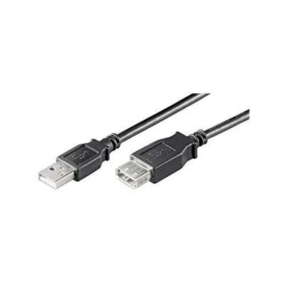 Abbildung von Wentronic USB 2.0 Verlängerung (A Stecker auf A Buchse) schwarz 3m