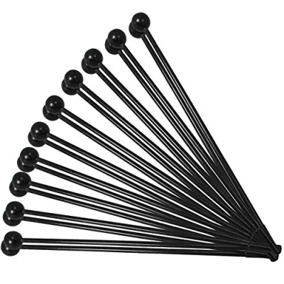 Abbildung von A Star Hartplastik Kopfschlägel mit sicherem Kunststoffgriff für Glockenspiel, Metallophon, Xylophon 10 Paar