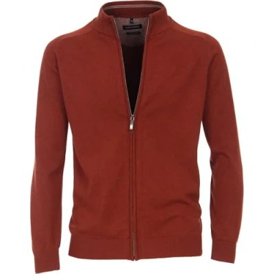 Abbildung von Casamoda Strickjacke, Herren, Größe: 3XL, Sattes rot