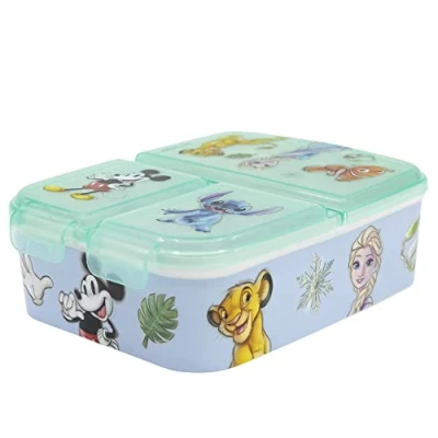 Abbildung von Disney Lunchbox Brotdose 3 getrennte Fächer 100 Lunch to Go Vesper Dose