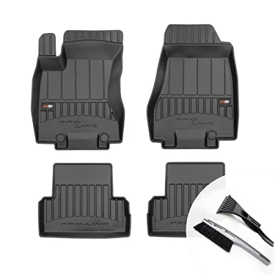 Abbildung von moto MOLTICO 3D Gummimatten Auto Fußmatten Gummi Automatten 4 teilig Set passend für Nissan X Trail II T31 2008 2013