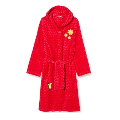 Abbildung von Playshoes Unisex Kinder Fleece Bademantel Morgenmantel, pink Die Maus, 146/152