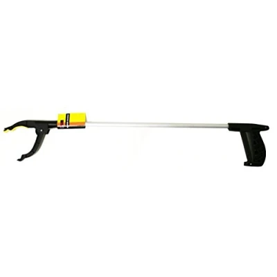 Abbildung von HAC24 Greifzange Müllzange Greifhilfe Abfall Müllsammler Müllgreifer Abfallgreifer, 1 tlg., 76 cm für Rechts und Linkshänder geeignet