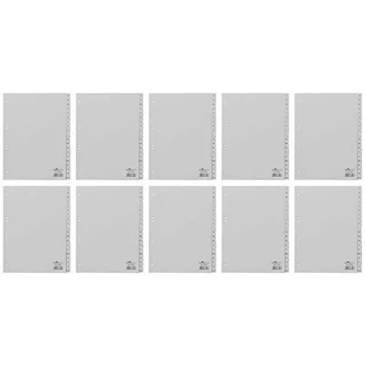Abbildung von DURABLE Hunke &amp; Jochheim Register, PP, A Z, grau, A4 volldeckend, 215/230 x 297 mm, 20 Blatt (10)