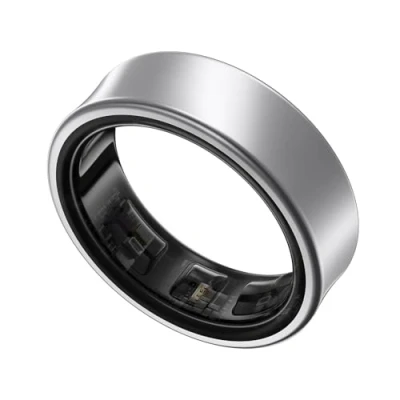 Abbildung von Samsung Galaxy Ring, Smart Ring mit Titan Gehäuse, Health AI, Schlaftracker, Fitness Tracker, Größe 12 (US), Titanium Silver
