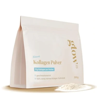 Abbildung von Glow25® Marine Kollagen Pulver 300 g