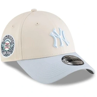 Abbildung von New Era Patch 9FORTY Cap offwhite/light blue, Größe: One Size, Off white/light blue