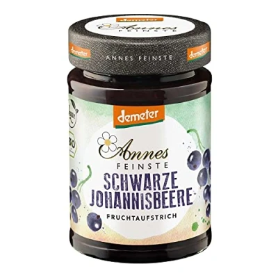 Abbildung von ANNES FEINSTE Fruchtaufstrich, schwarze Johannisbeere DEMETER, 200g (3 x 200g)