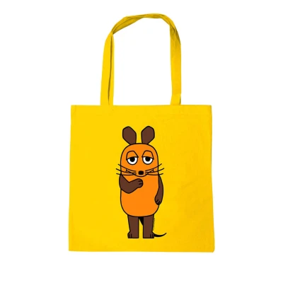 Abbildung von LOGOSHIRT Henkeltasche &quot;Baumwolltasche Die Sendung mit der Maus&quot;, Maus Logo