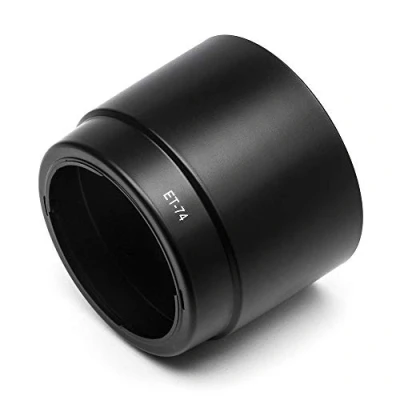 Abbildung von Fotover ET 74 Gegenlichtblende Sonnenblende Streulichtblende Ersatz kompatibel mit Canon EF 70 200mm f/4.0 L USM Objektiv