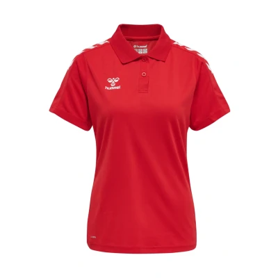 Abbildung von Hummel Hmlcore XK Functional Poloshirt, Damen, Größe: XXL, True red
