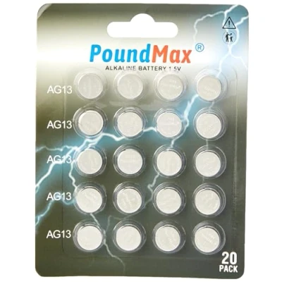 Abbildung von PoundMax® MP076 Batterie 20 x AG13 lr44, Stück: 1