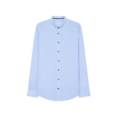 Abbildung von Seidensticker Mandarin TAPE SLIM FIT Hemd, Herren, Größe: 39, Hellblau