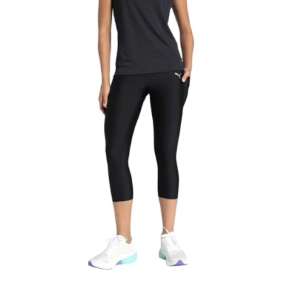 Abbildung von Puma RUN Velocity 3/4 Tights, Damen, Größe: XL, Black