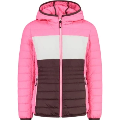 Abbildung von CMP Kinderjacke mit fester Kapuze, Pflaumenrosa Fluo, 164