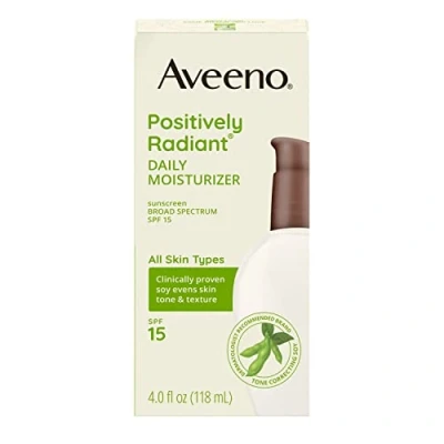 Abbildung von Aveeno, Moisturizers Positively Radiant Daily Moisturizer, Spf 15, 4 Fl Oz by Aveeno