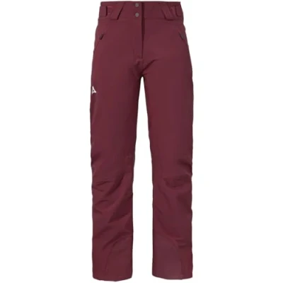 Abbildung von Schöffel Damen Ski Pants Weissach L Hose, Dark Burgundy, 48