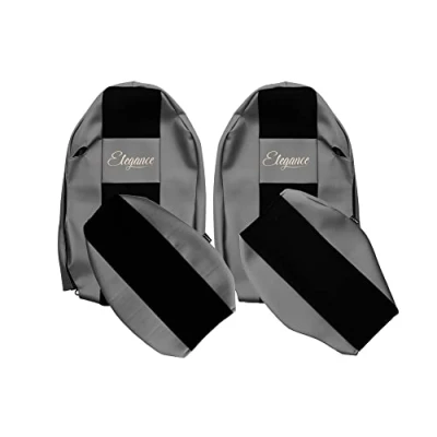 Abbildung von F CORE Sitzbezüge LKW für Mercedes ACTROS MP 3 01.07 12.10 GRAU