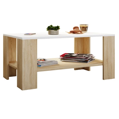 Abbildung von VCM Couchtisch Holz Sofatisch Beistelltisch Dalus