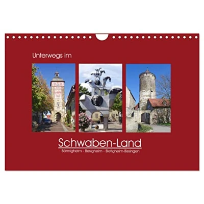 Abbildung von Unterwegs im Schwaben Land (Wandkalender 2025 DIN A4 quer), CALVENDO Monatskalender