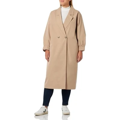Abbildung von Noisy May Curve Nmsoffy Klassischer Mantel offwhite, Damen, Größe: 48, Off white