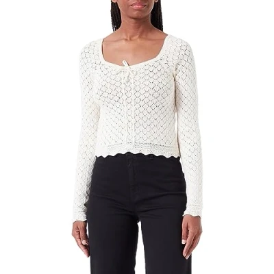 Abbildung von Pieces Pcjudy Strickpullover, Damen, Größe: Small, Birch