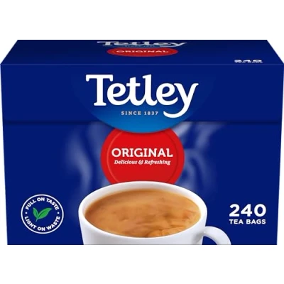 Abbildung von Tetley Schwarzer Tee 240 Btl. 750g Original englische Version