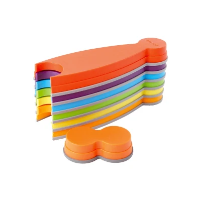 Abbildung von Gonge Balancierstrecke Set Fluss. Bunt
