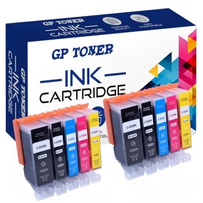 Abbildung von DRUCKER PATRONEN für, IP4850 IP4950 IX6550 MG5150 MG5250 MG5350 Set CMYK x2