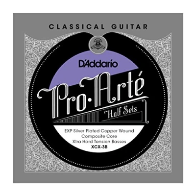 Abbildung von D&#039;Addario Gitarrensaiten Konzertgitarre Akustikgitarre Akustik Gitarre Saiten Classical Guitar Strings XCX 3B