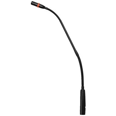 Abbildung von JTS GM 5212L Elektret Schwanenhals Mikrofon mit LED und Superniere Charakteristik, Konferenz Mikro für Durchsagen, Vorträge andere Sprach Übertragungen, in Schwarz