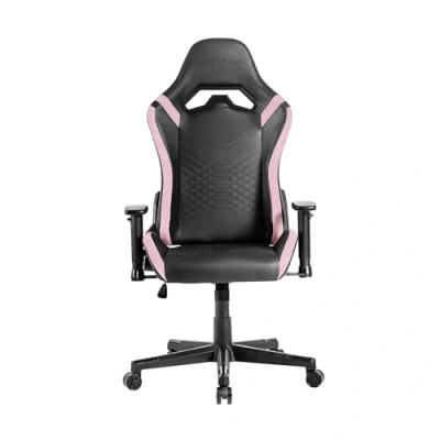 Abbildung von Mars Gaming MGC PRO, Professioneller Stuhl, PU Leder Oberfläche, 2D Armlehnen und 135 Verstellbare Rückenlehne, Soft Touch Lenden Nackenkissen, XL Rollen Klasse 4 Gasfeder, Rosa
