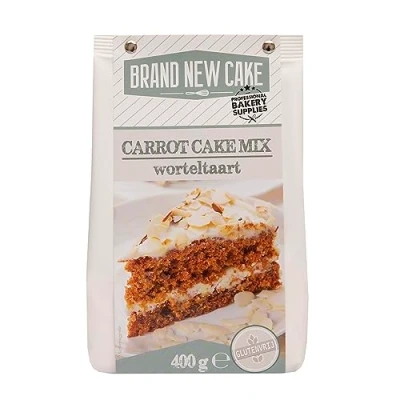 Abbildung von BrandNewCake® Glutenfreie Karottenkuchen Backmischung 400g Einfaches und Leckeres Backen