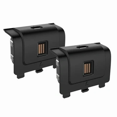Abbildung von snakebyte Power Pack X (Black) Offizielles Zubehör für Xbox Series XS und One Controller 2X 1100 mAh Akku Y förmiges Ladekabel Kompatibel mit Combo Charge Twin