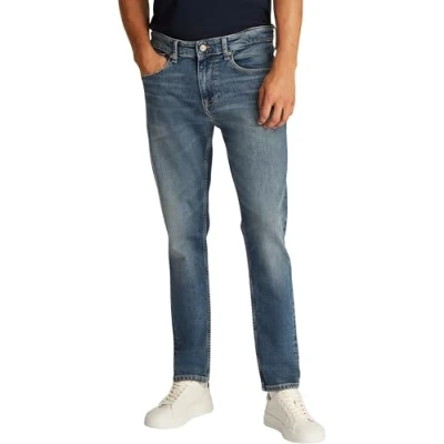 Abbildung von Tommy Jeans Herren Austin Slim Tprd Bi5154 Dm0dm20984 Zugeschnitten, Denim (Denim Dark), 34W / 30L EU