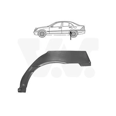 Abbildung von VAN WEZEL 3032147 Radlauf hinten links MERCEDES BENZ: C Klasse Limousine