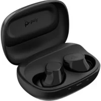 Abbildung von Poly Voyager Free 20 Black Earbuds + Basic Ladeetui True Wireless In Ear Headset, Bluetooth, ANC, Kabelloses Qi Laden, Grau