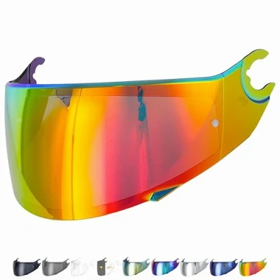 Abbildung von Kompatibel mit Shark Spartan Visier Skwal D 2 Helmvisier Pinlock Ready Anti Kratzer und Beschlag (Rot)