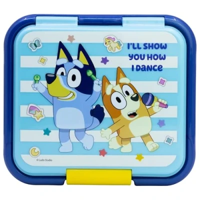 Abbildung von Bluey Kinder Brotdose Lunchbox mit Fächern